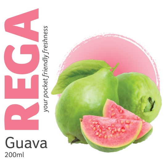 Rega Guava front packaging artwork