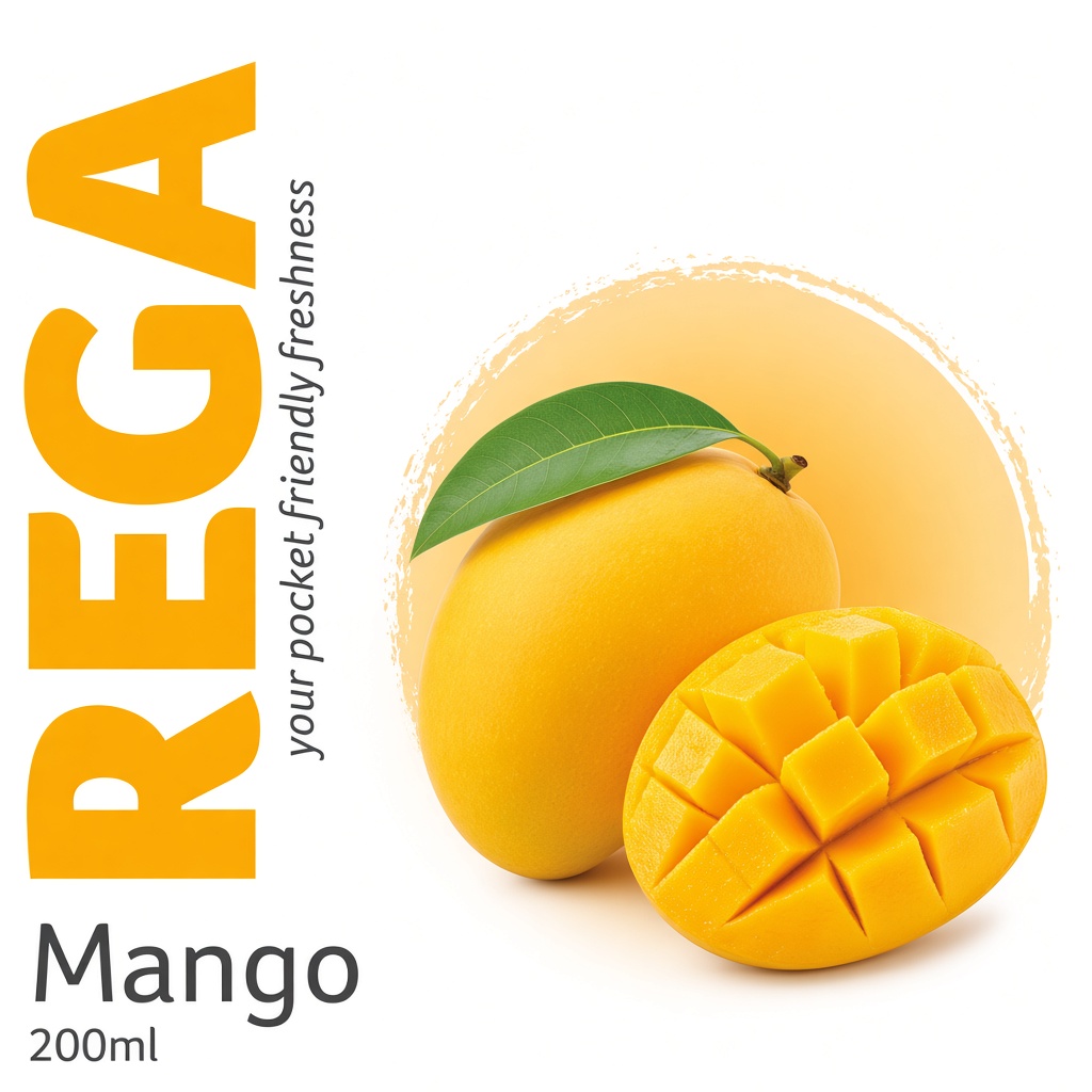 Rega Mango front packaging artwork