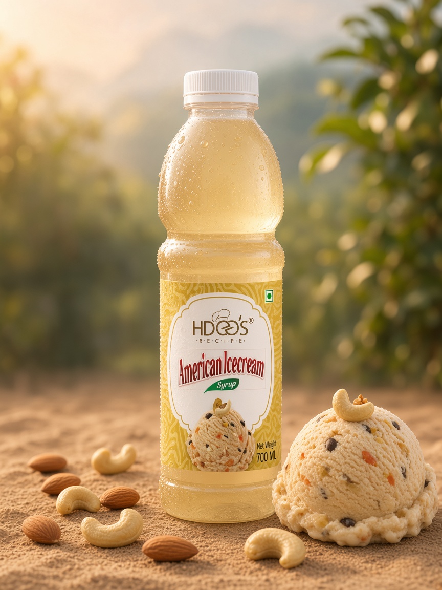 Hdees American Icecream syrup bottle
