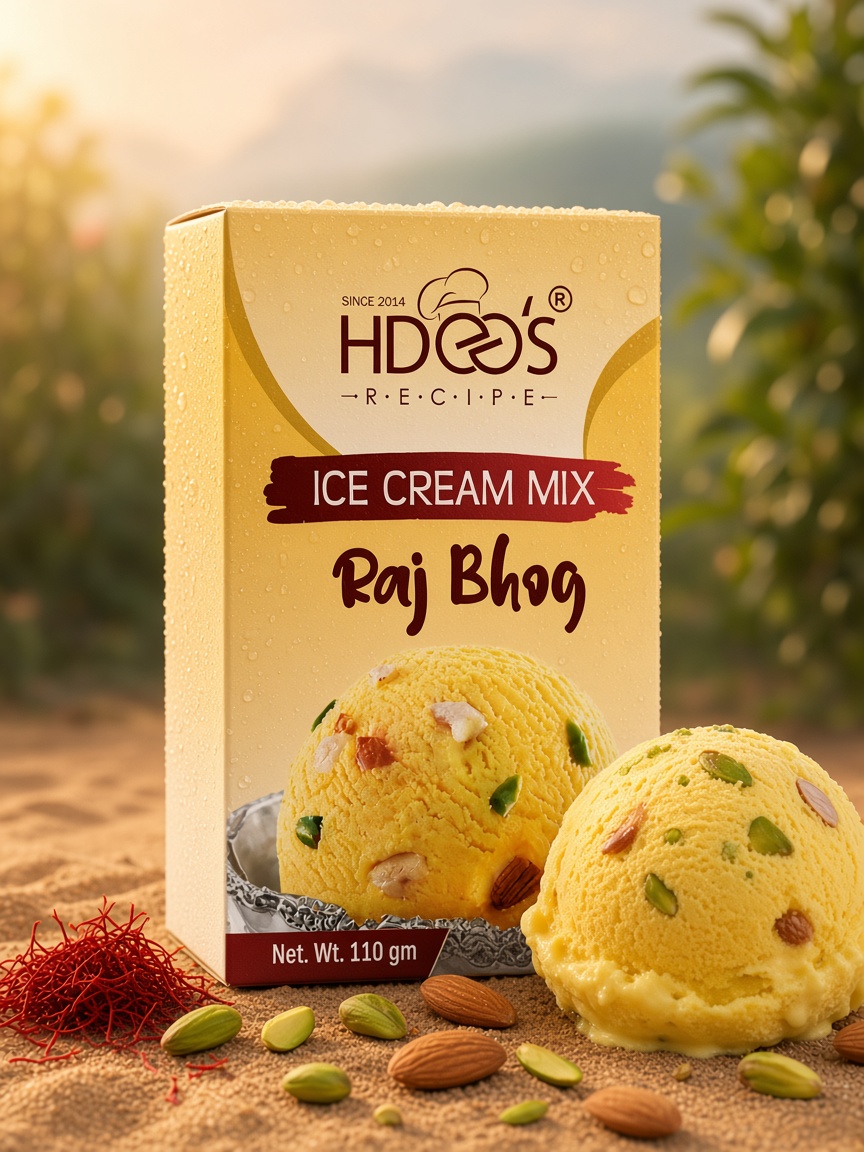 Hdees Rajbhog ice cream mix pack