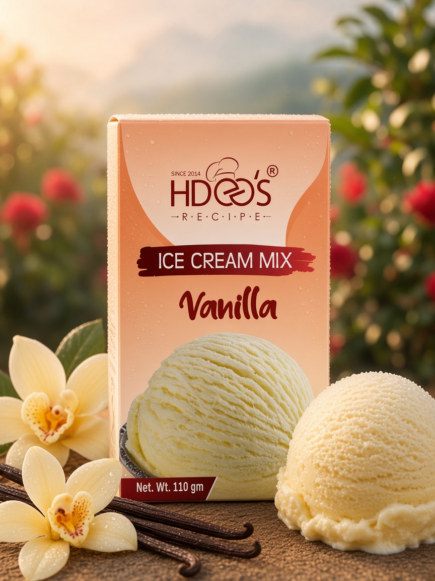 Hdees Vanilla ice cream mix pack