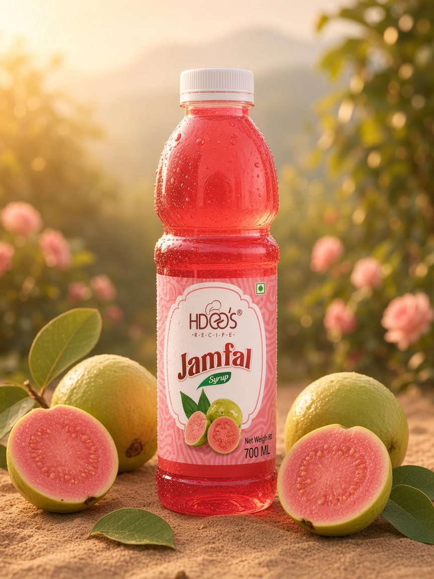 Hdees Jamfal syrup bottle