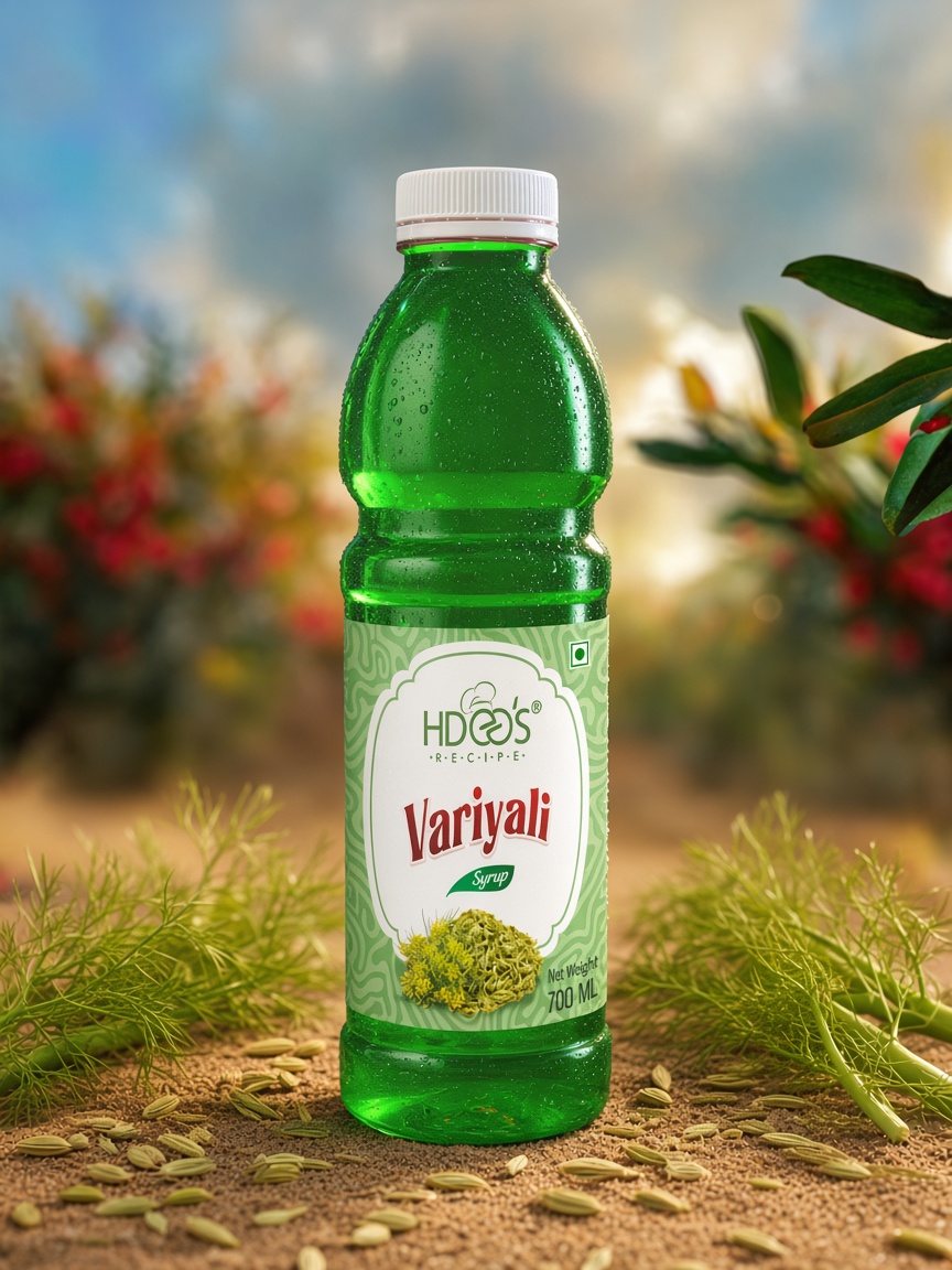 Hdees Variyali syrup bottle